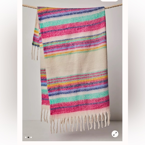 🆕Free People Stripped Blanket - Picture 5 of 7